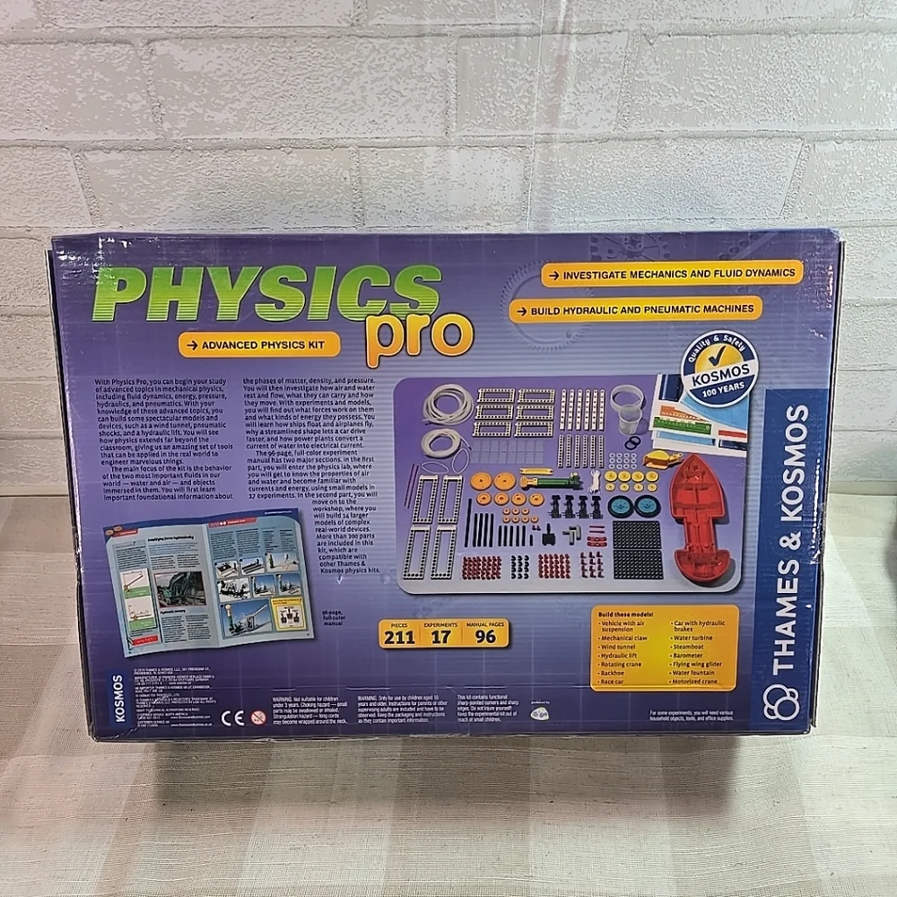 Thames & Kosmos Physics Pro V 2.0, 17 Science Experiments, 25 Building Projects